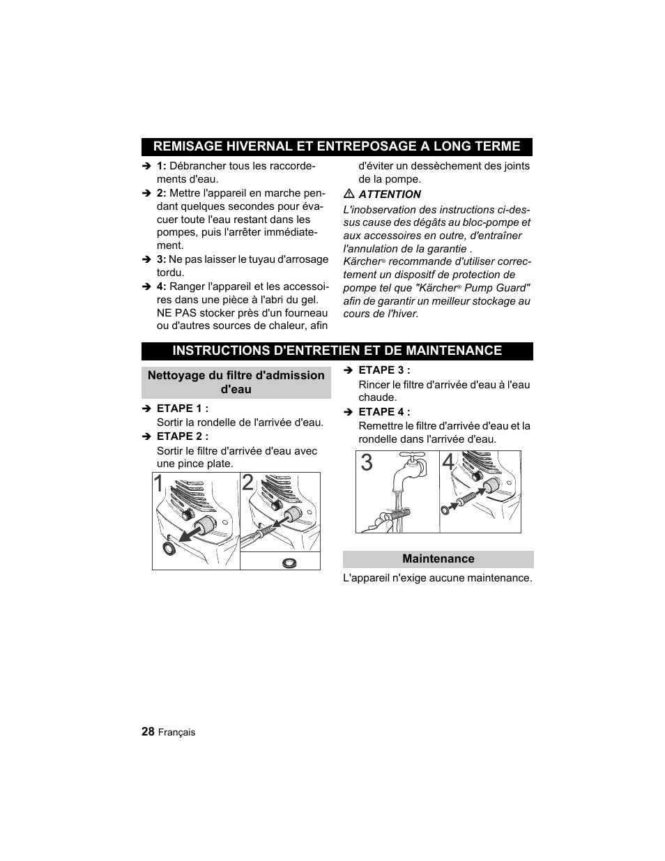 Karcher K 3.67 M User Manual | Page 28 / 52