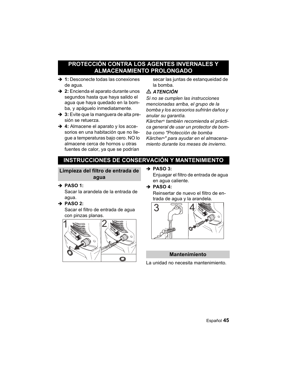 Karcher K 3.67 M User Manual | Page 45 / 52