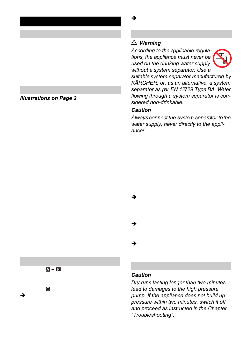 Operation | Karcher K 5.70 M User Manual | Page 6 / 24