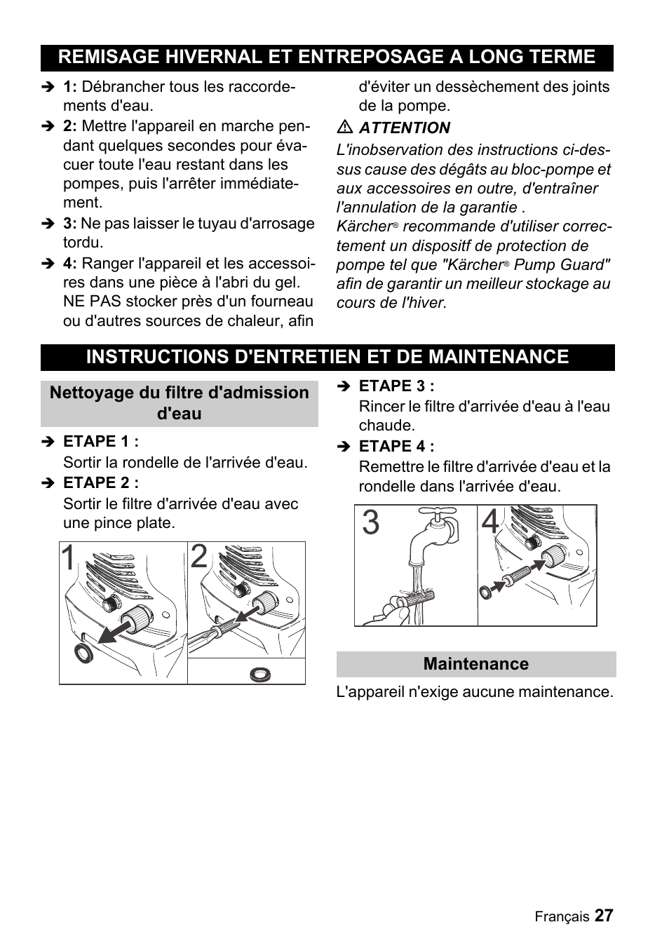 Karcher K 3.69 M User Manual | Page 27 / 52