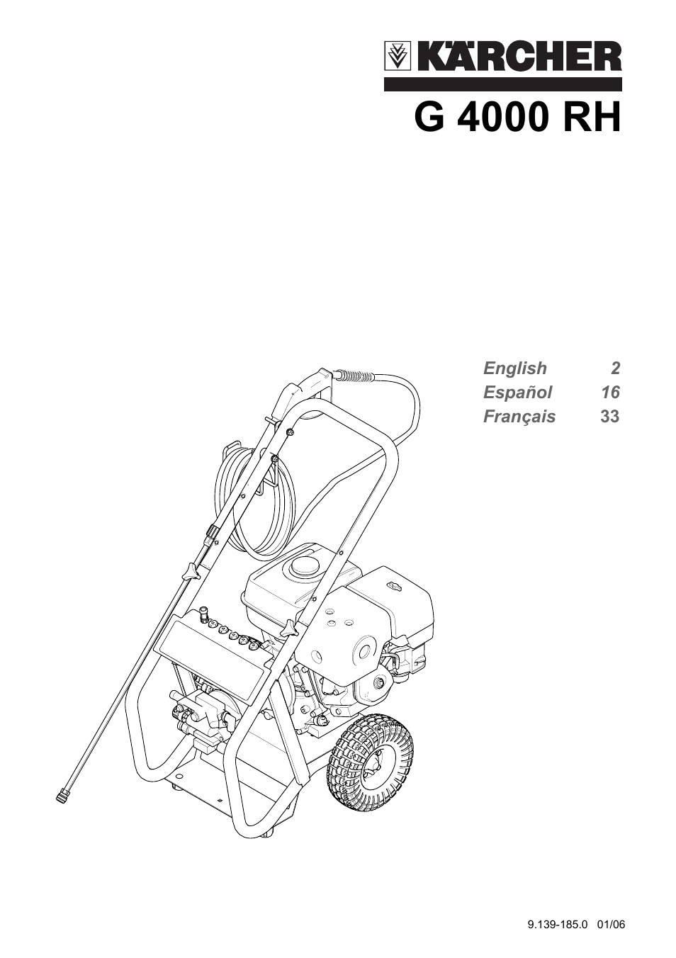 Karcher G 4000 RH User Manual | 48 pages