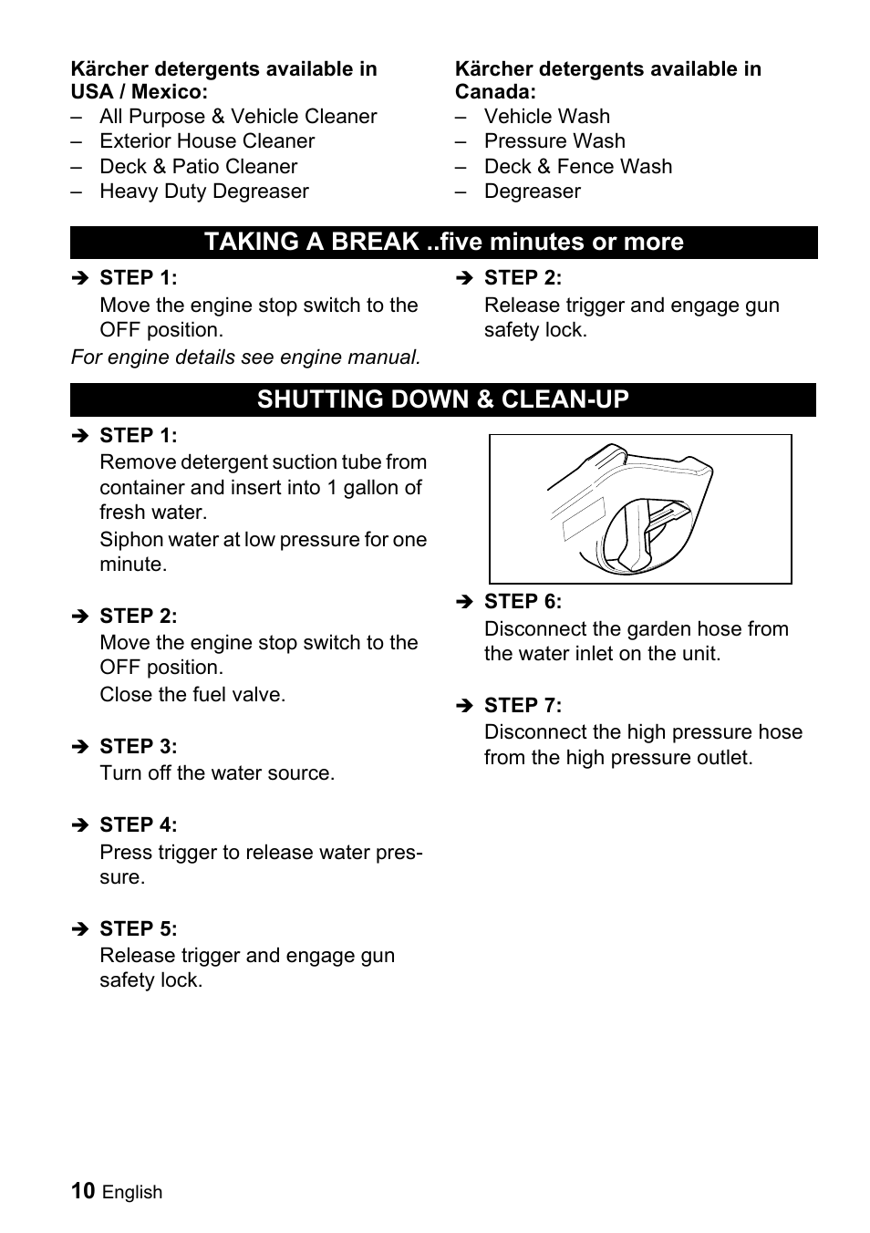 Karcher G 4000 RH User Manual | Page 10 / 48