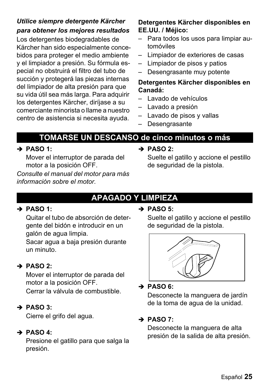 Karcher G 4000 RH User Manual | Page 25 / 48