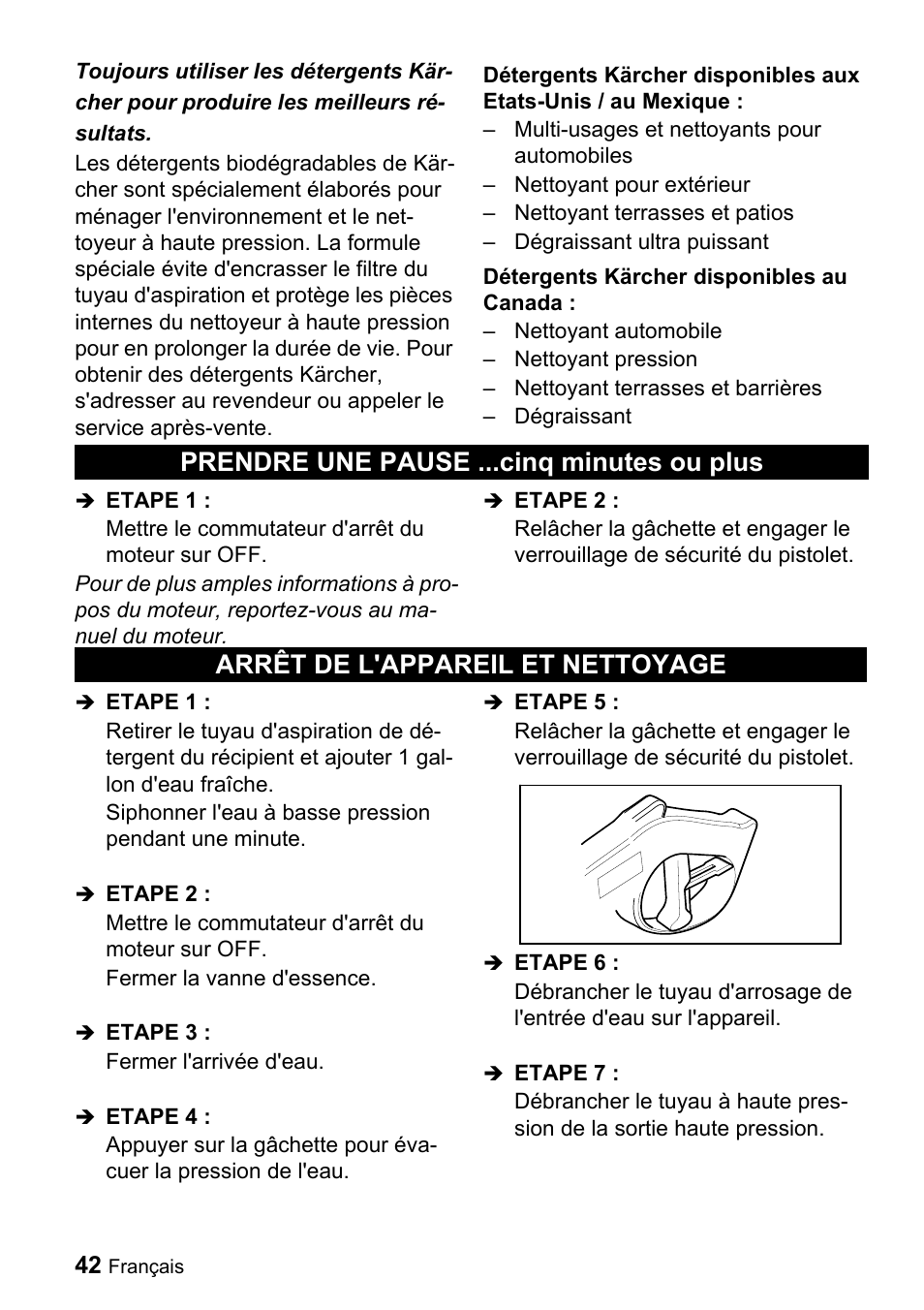 Karcher G 4000 RH User Manual | Page 42 / 48