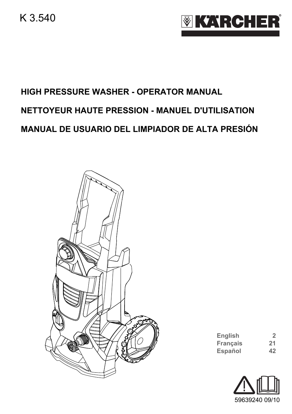 Karcher K 3.540 User Manual | 64 pages