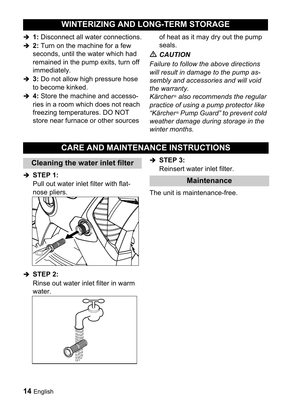 Karcher K 3.540 User Manual | Page 14 / 64