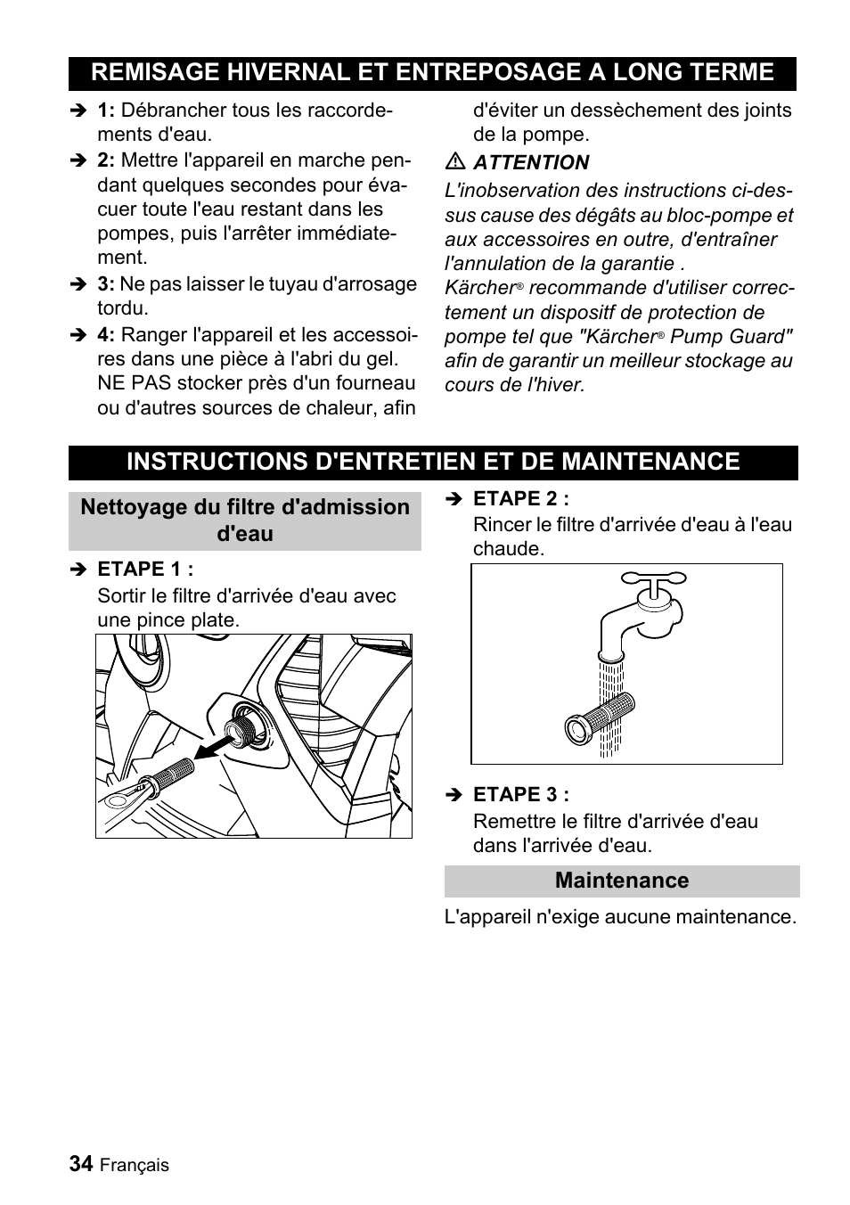 Karcher K 3.540 User Manual | Page 34 / 64