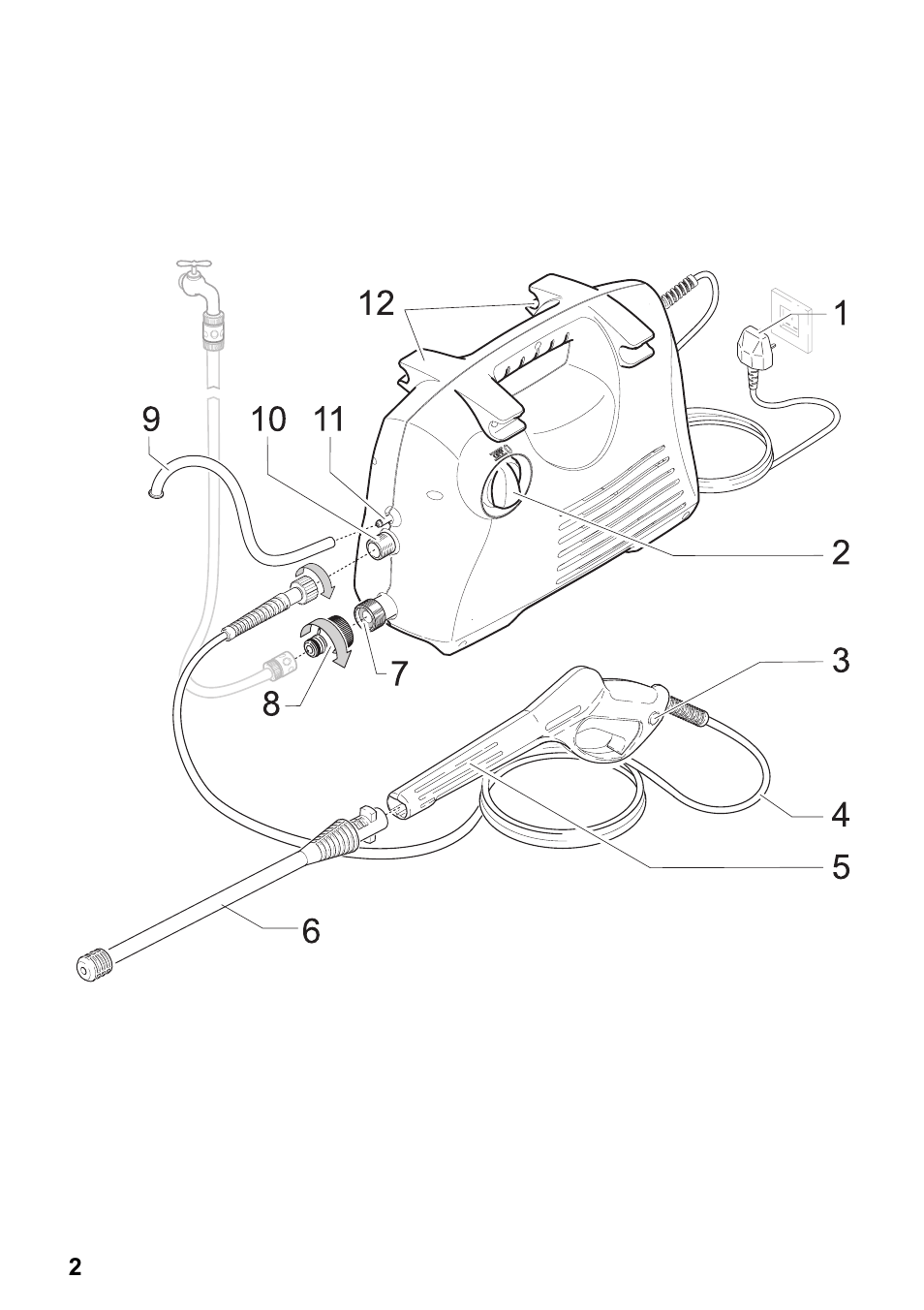 Karcher K 2.19 User Manual | Page 2 / 12