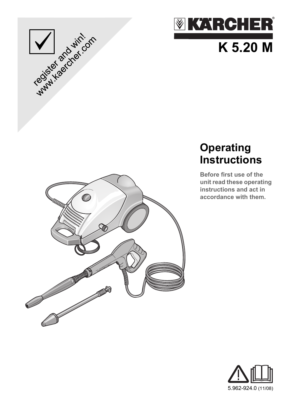 Karcher K 5.20 M User Manual | 12 pages