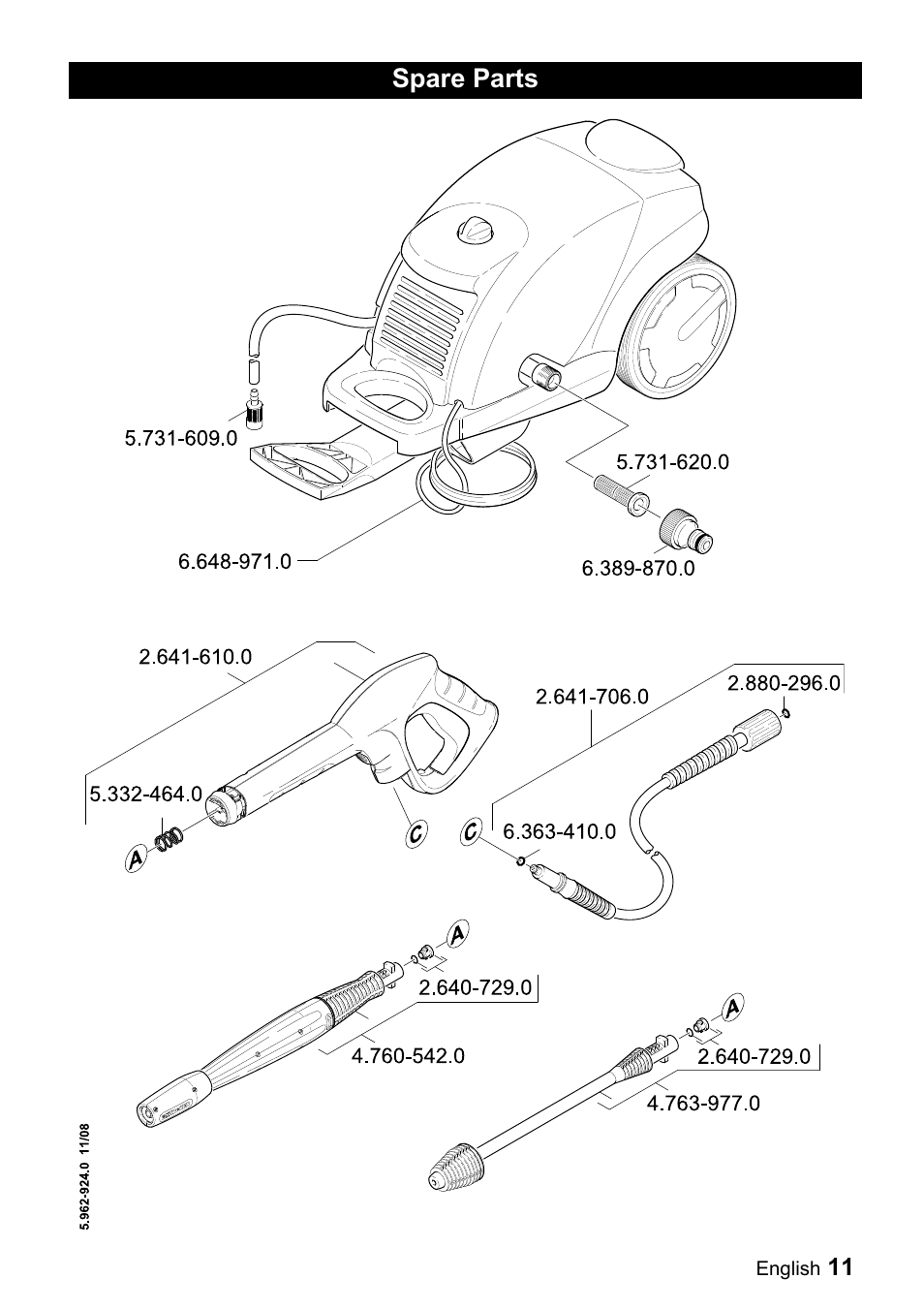 Karcher K 5.20 M User Manual | Page 11 / 12