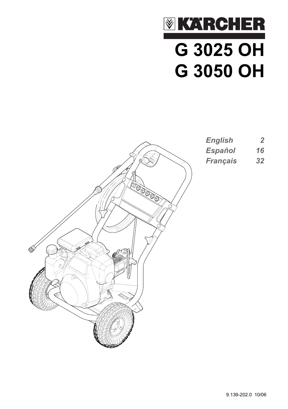 Karcher G 3050 OH User Manual | 46 pages