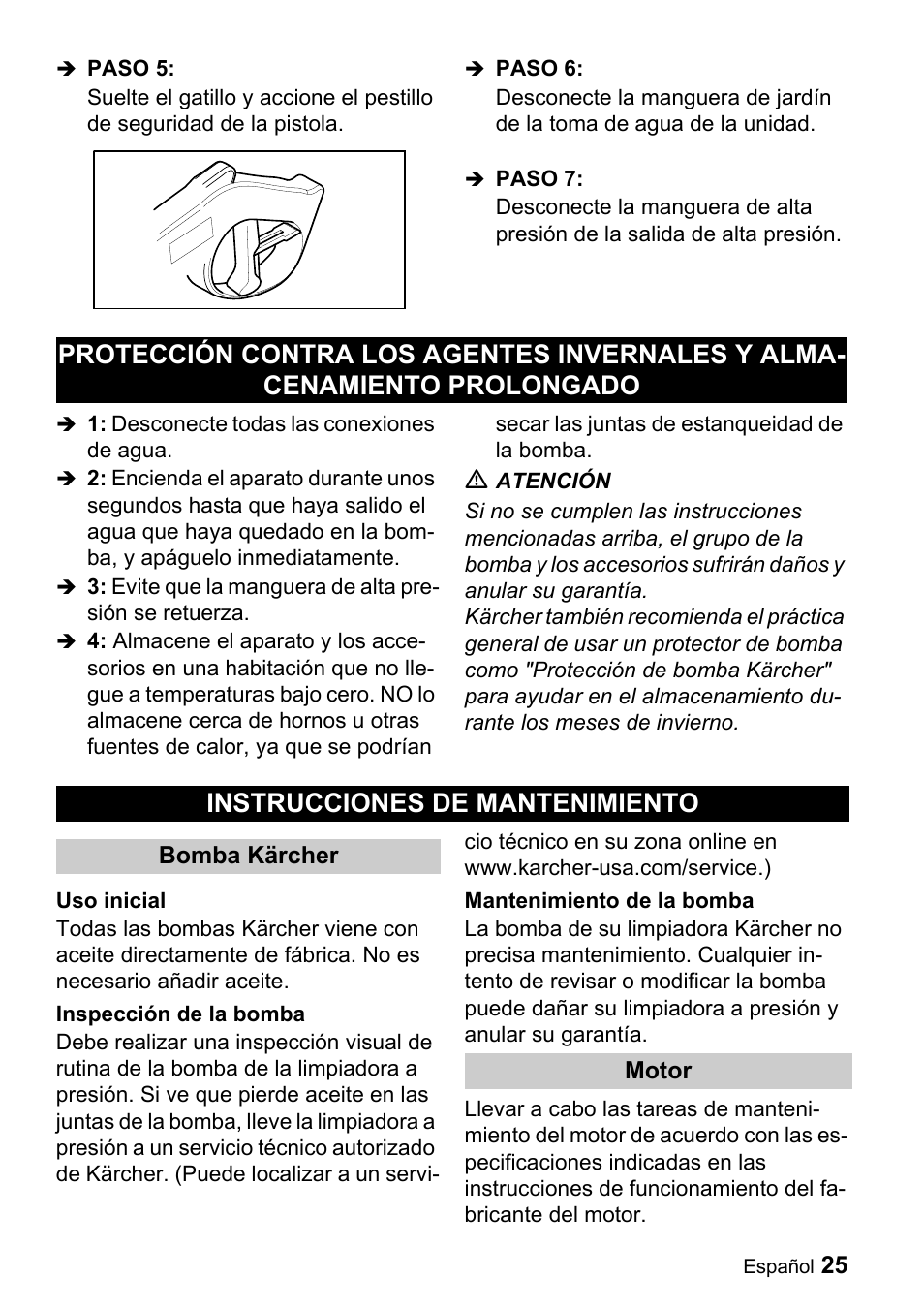 Karcher G 3050 OH User Manual | Page 25 / 46