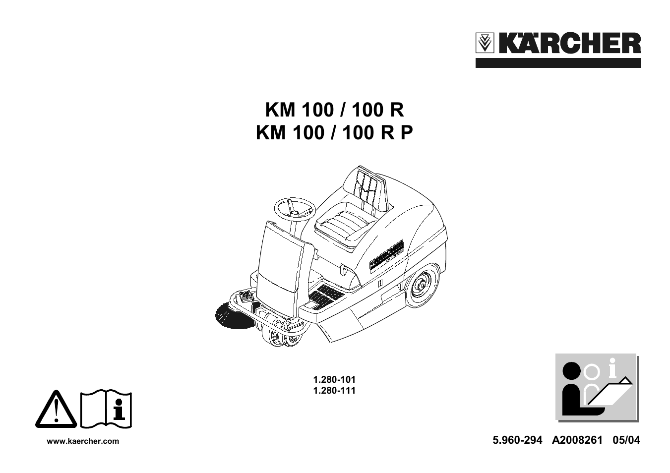 Karcher KM 100 / 100 R P User Manual | 21 pages