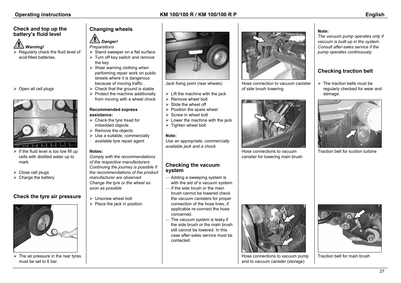 Karcher KM 100 / 100 R P User Manual | Page 12 / 21