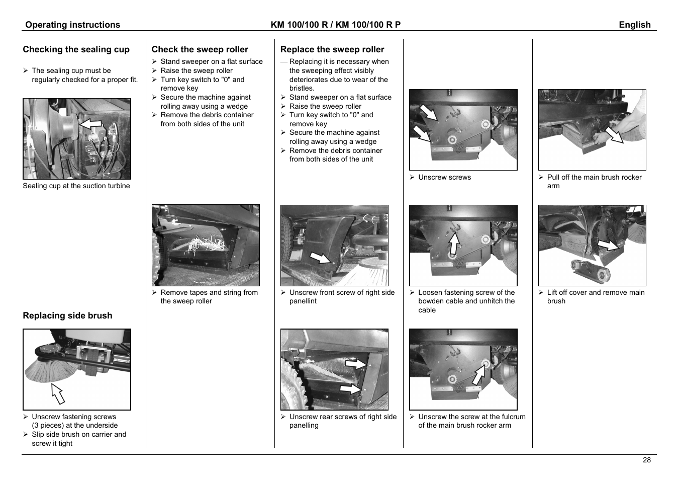 Karcher KM 100 / 100 R P User Manual | Page 13 / 21