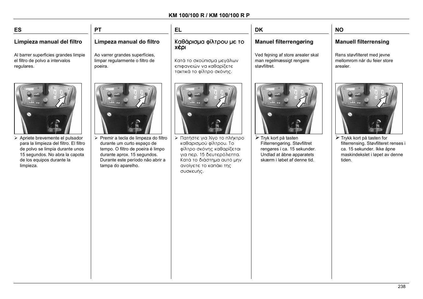 Karcher KM 100 / 100 R P User Manual | Page 19 / 21