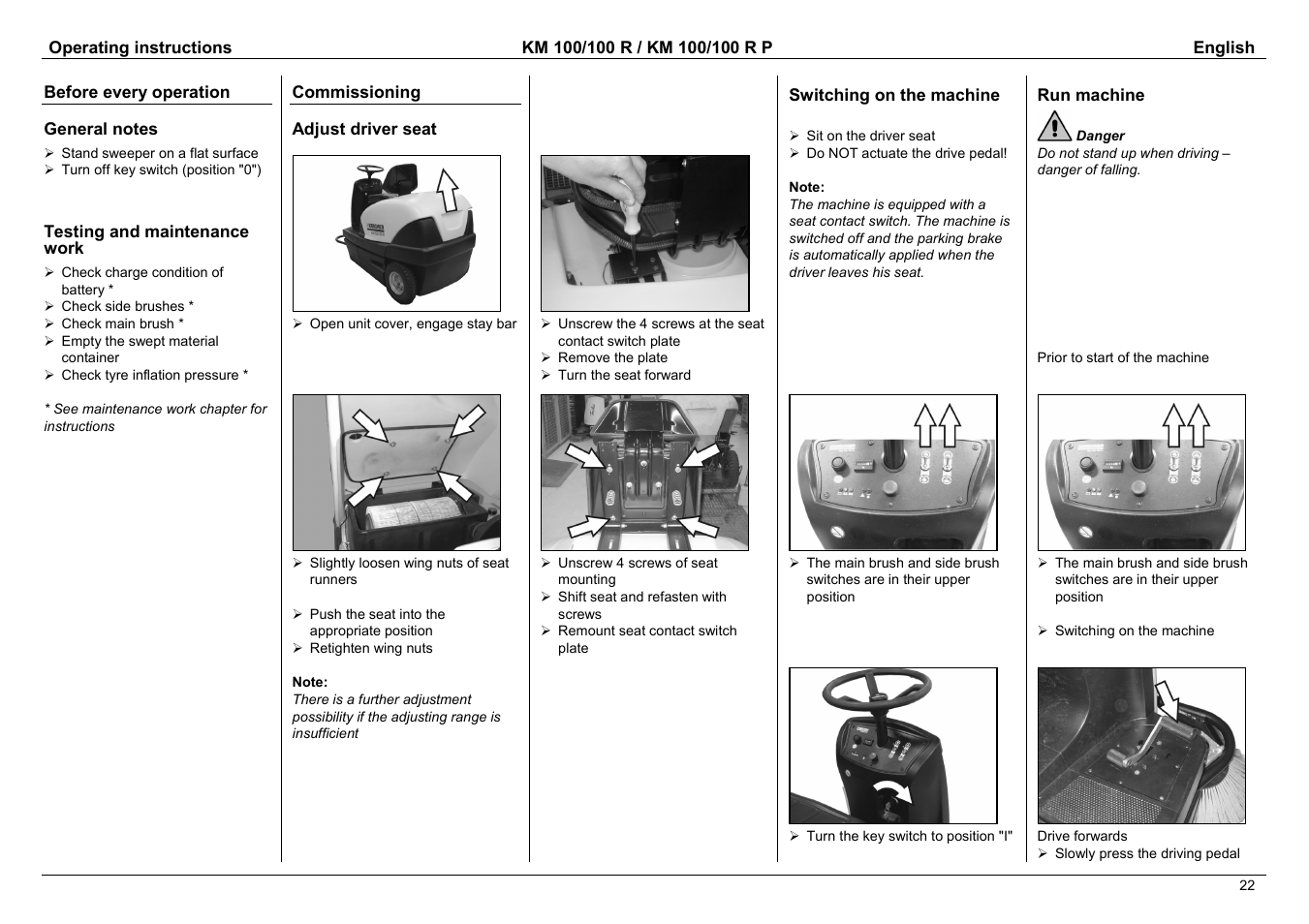 Karcher KM 100 / 100 R P User Manual | Page 7 / 21