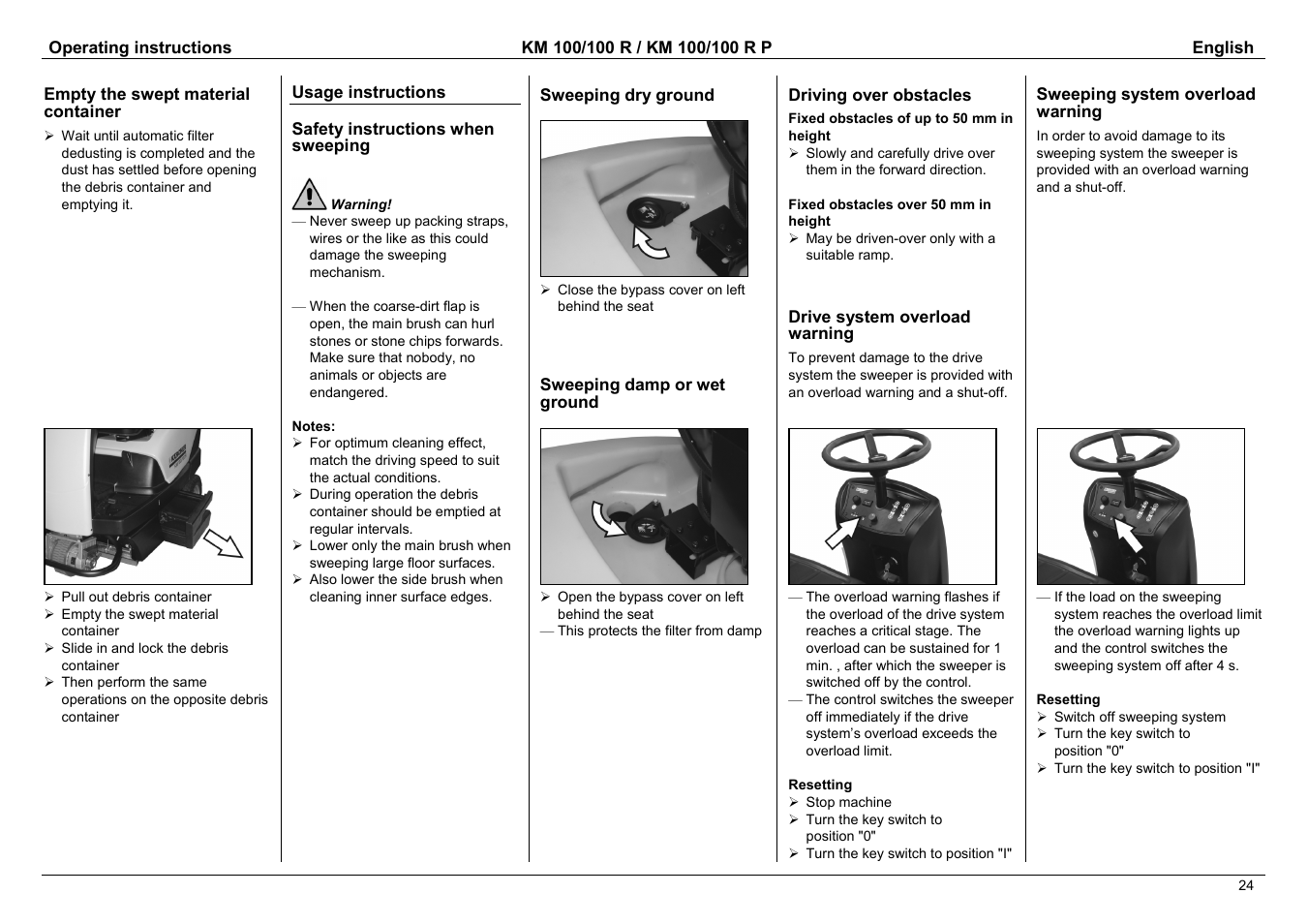 Karcher KM 100 / 100 R P User Manual | Page 9 / 21