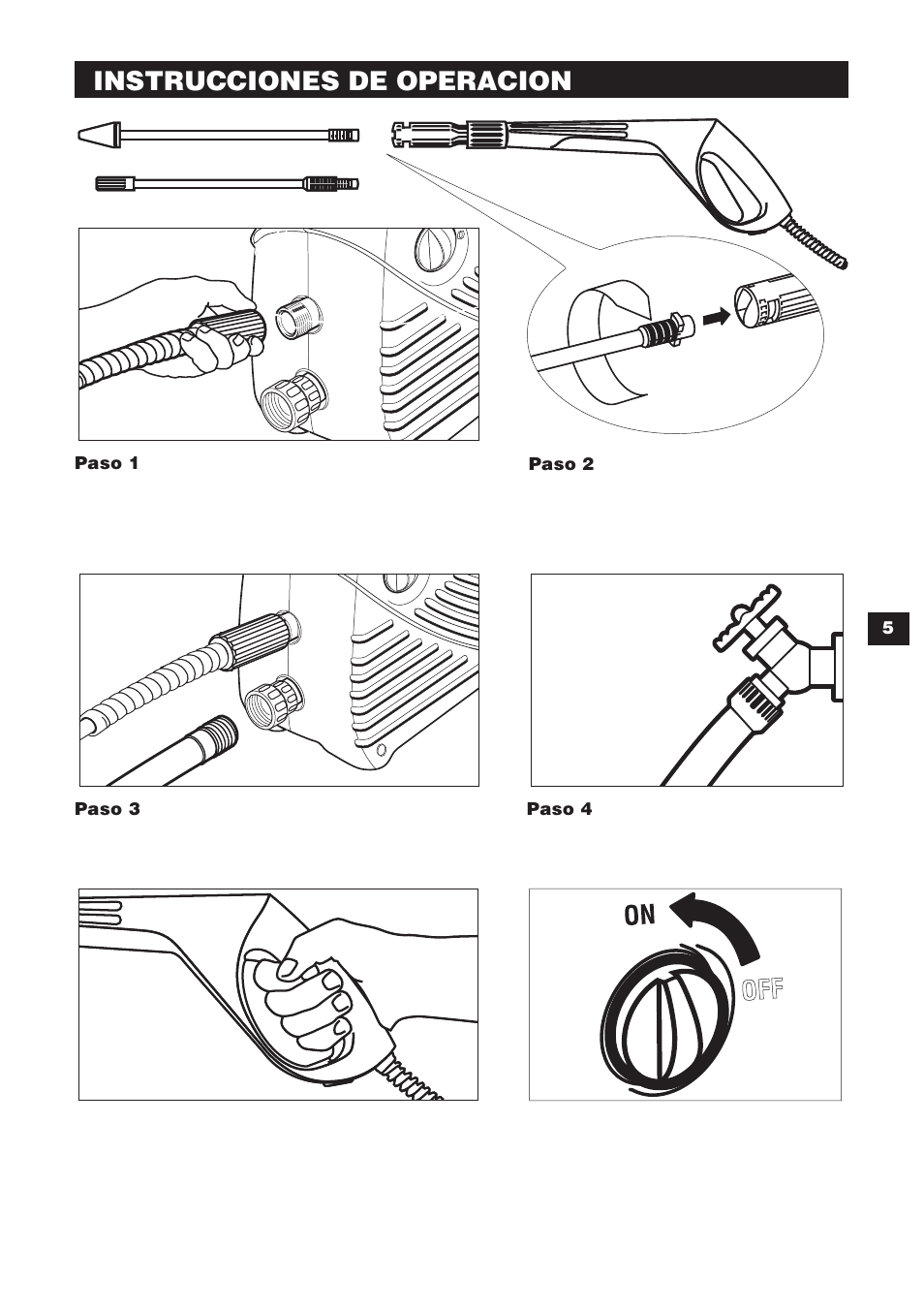 Instrucciones de operacion | Karcher K 240 User Manual | Page 17 / 24