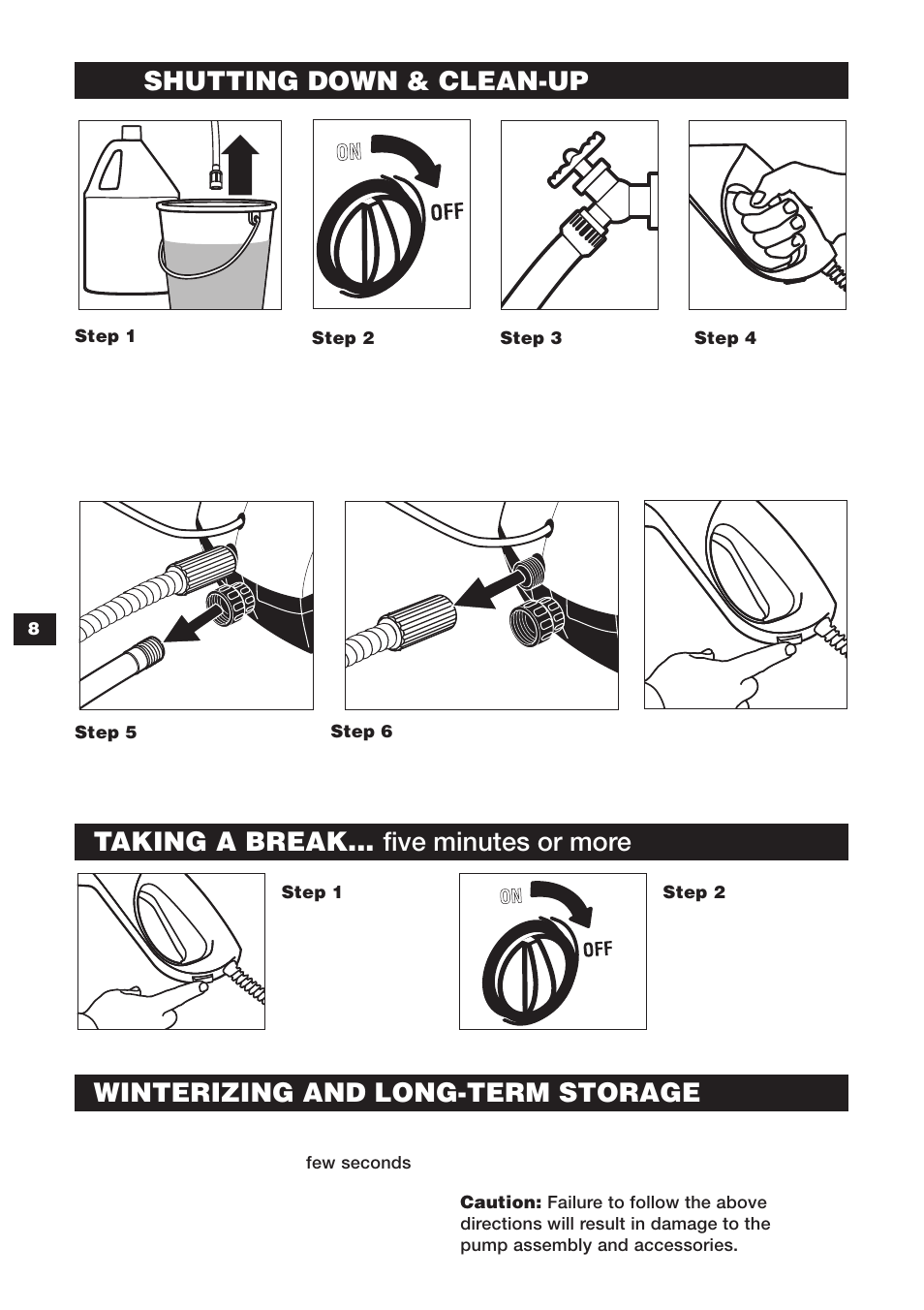 Shutting down & clean-up | Karcher K 240 User Manual | Page 8 / 24