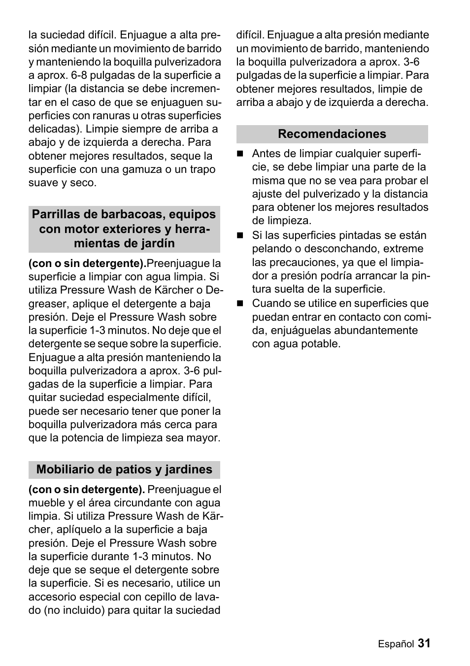 Karcher K 3.68 M User Manual | Page 31 / 56