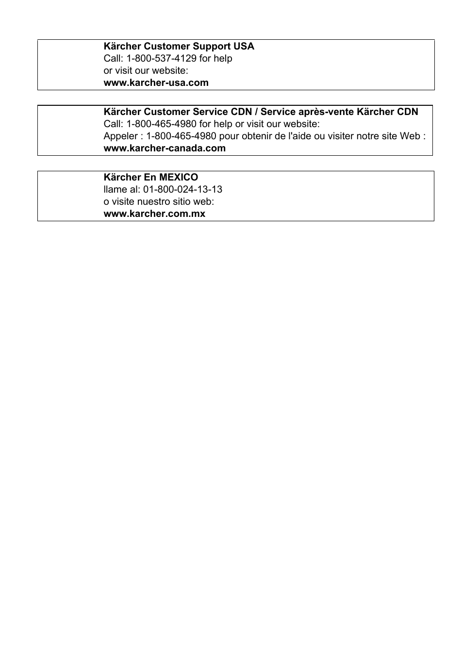 Karcher K 3.68 M User Manual | Page 56 / 56