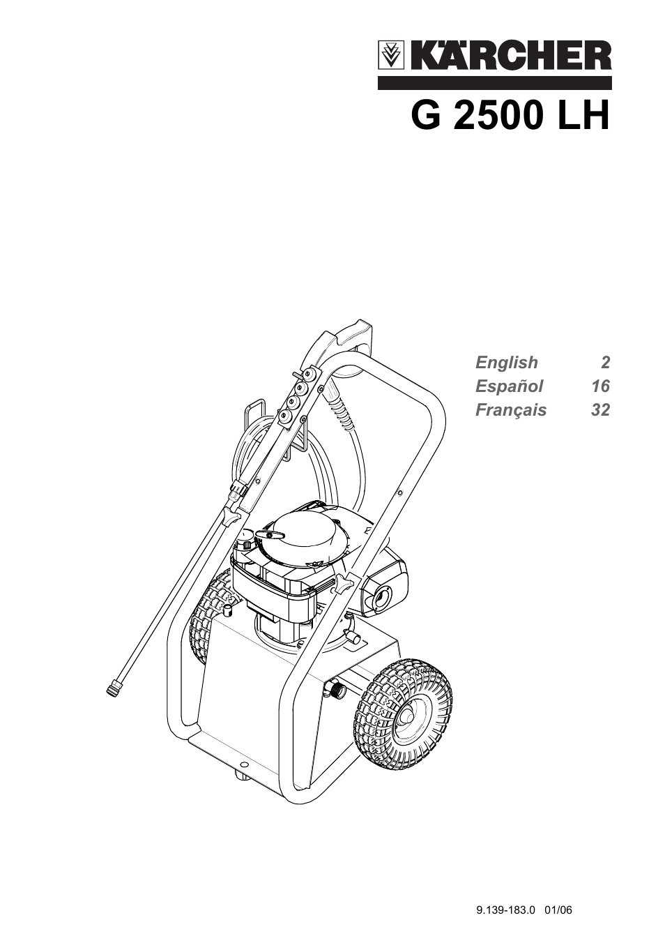 Karcher G 2500 LH User Manual | 46 pages