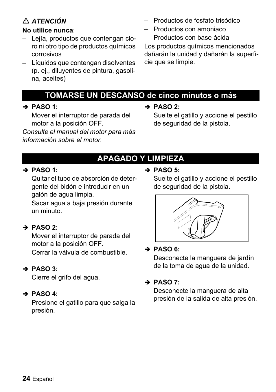 Karcher G 2500 LH User Manual | Page 24 / 46