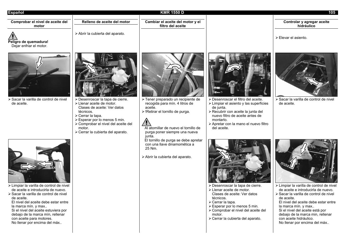 Karcher KMR 1550 D User Manual | Page 105 / 223