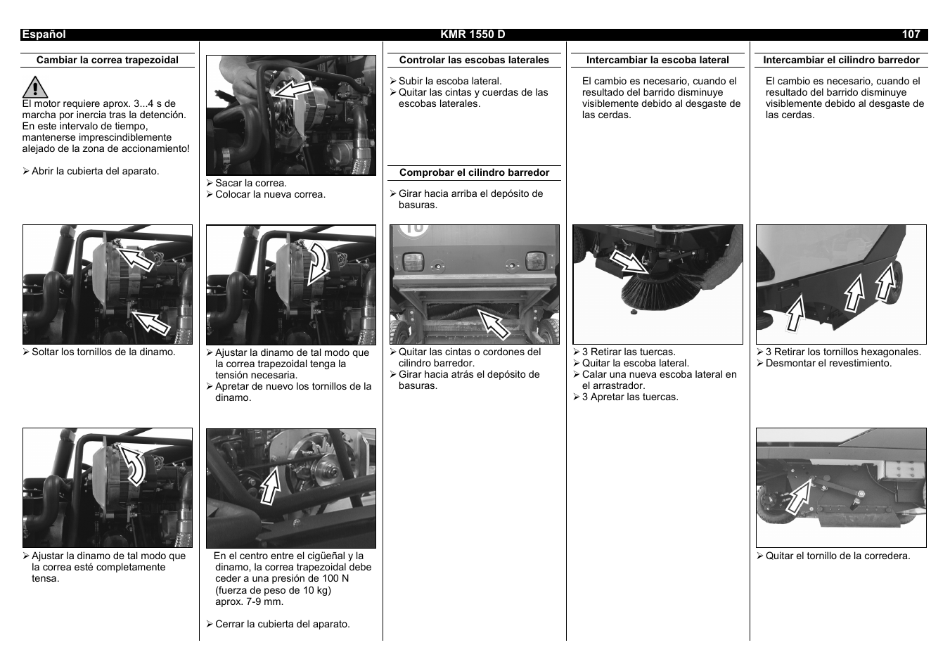 Karcher KMR 1550 D User Manual | Page 107 / 223