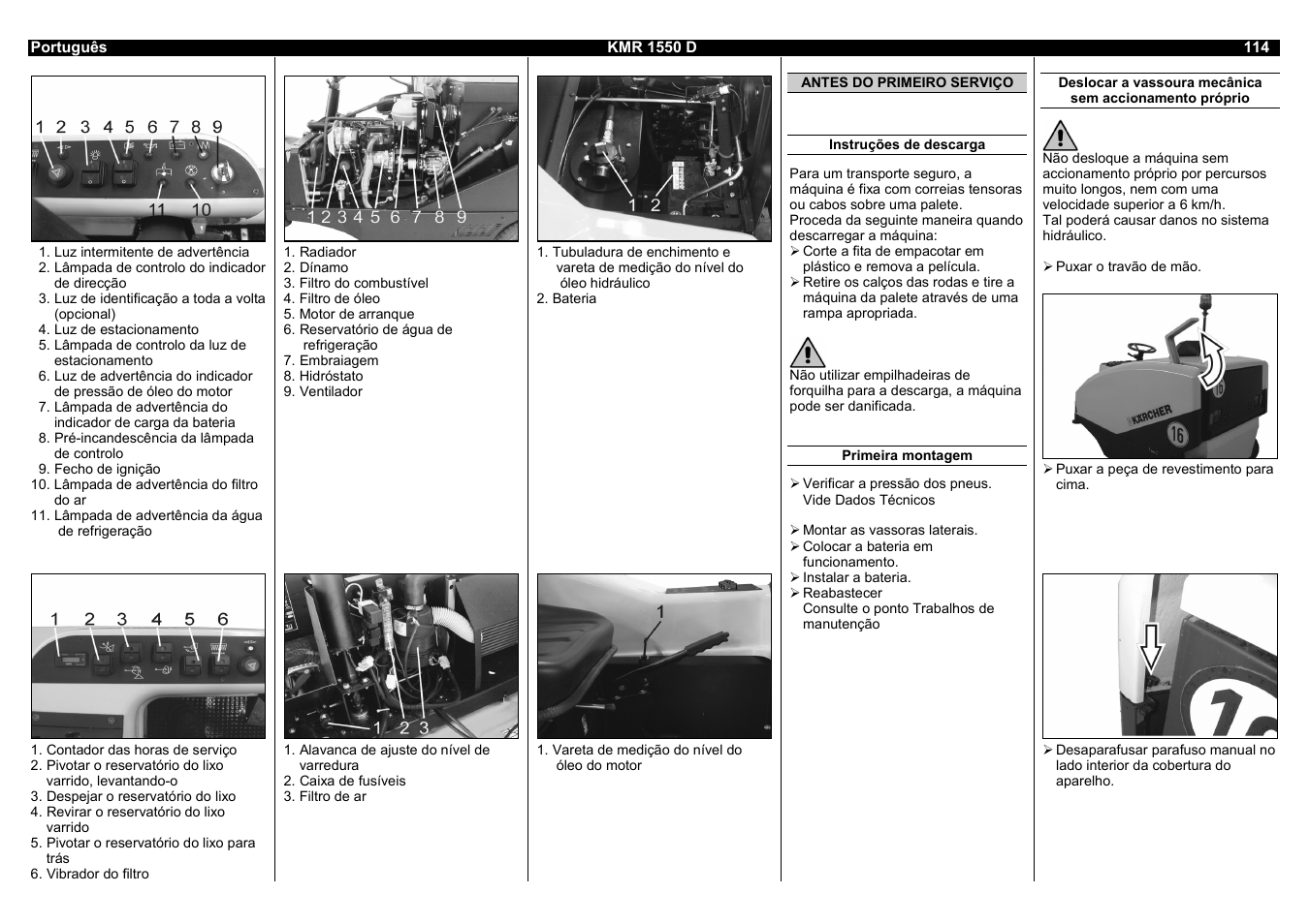 Karcher KMR 1550 D User Manual | Page 114 / 223