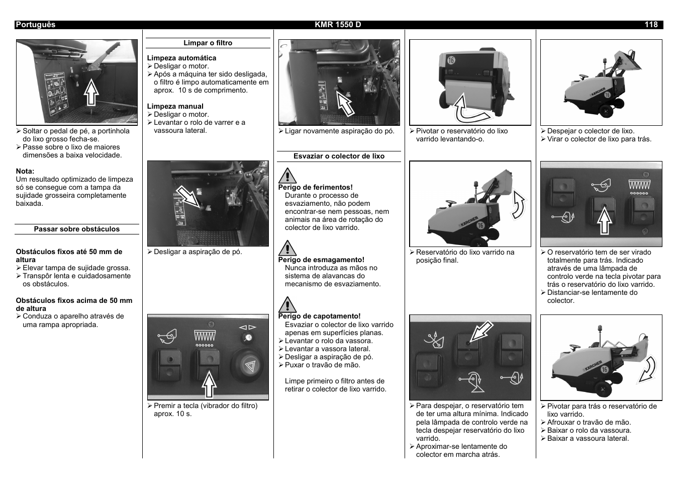 Karcher KMR 1550 D User Manual | Page 118 / 223