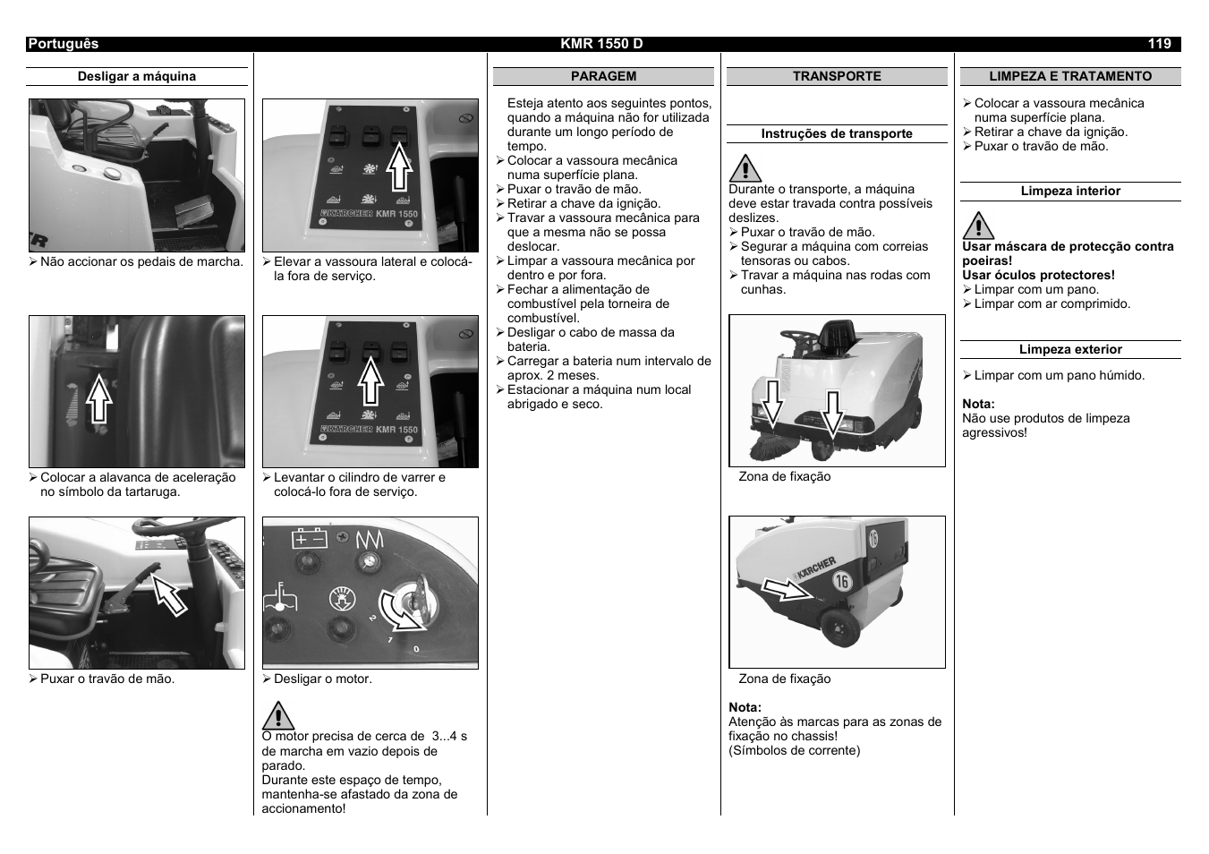 Karcher KMR 1550 D User Manual | Page 119 / 223