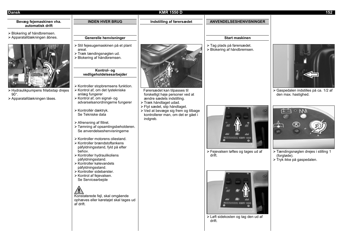 Karcher KMR 1550 D User Manual | Page 152 / 223