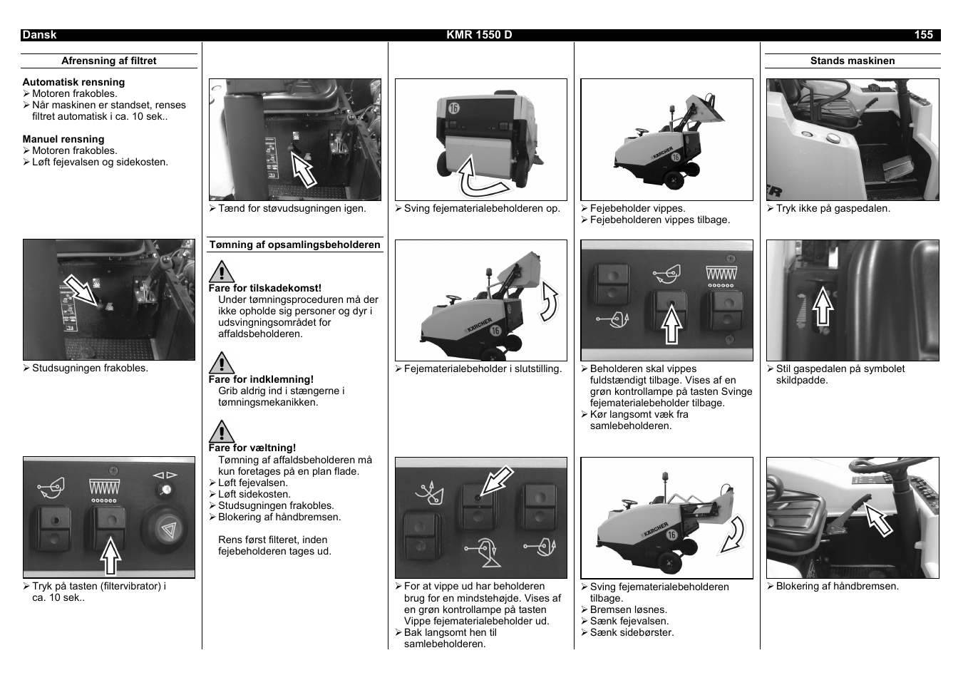 Karcher KMR 1550 D User Manual | Page 155 / 223