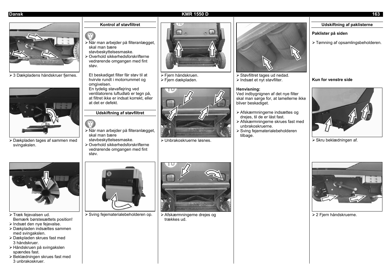 Karcher KMR 1550 D User Manual | Page 163 / 223