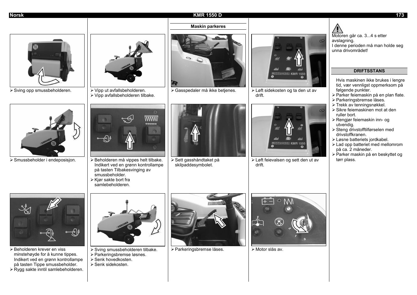Karcher KMR 1550 D User Manual | Page 173 / 223