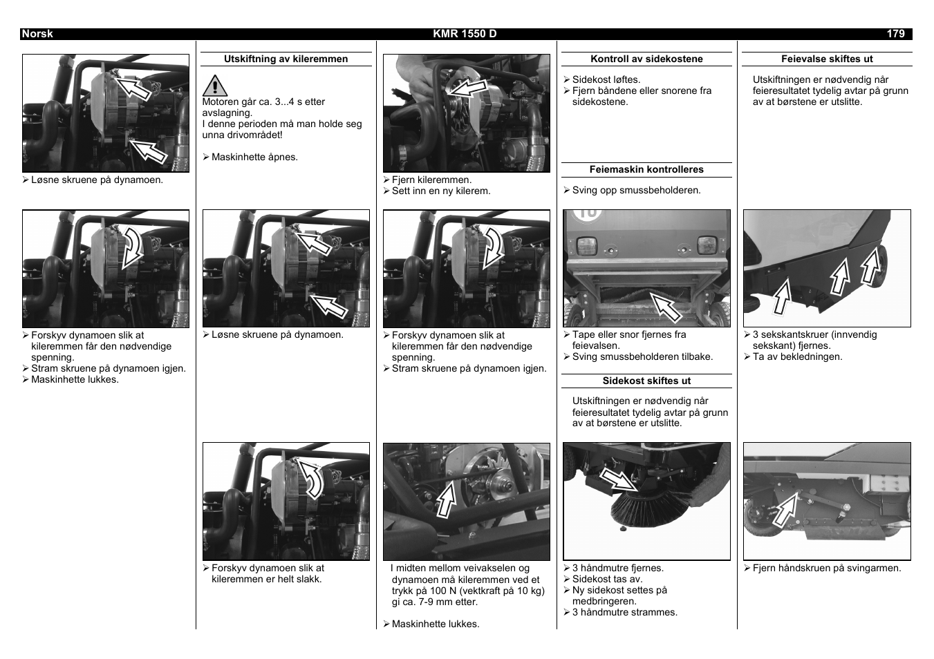 Karcher KMR 1550 D User Manual | Page 179 / 223