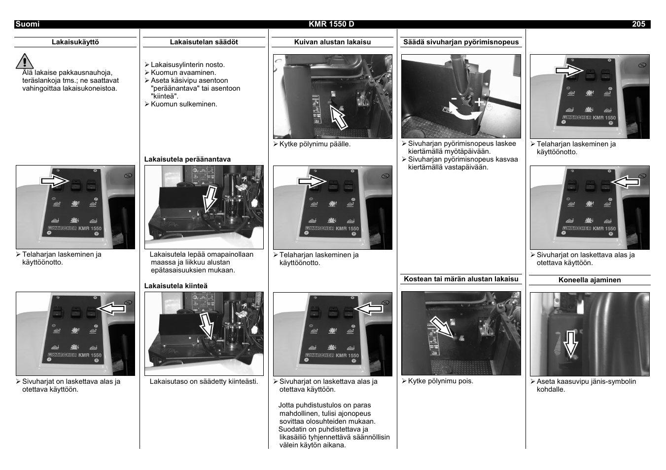 Karcher KMR 1550 D User Manual | Page 205 / 223