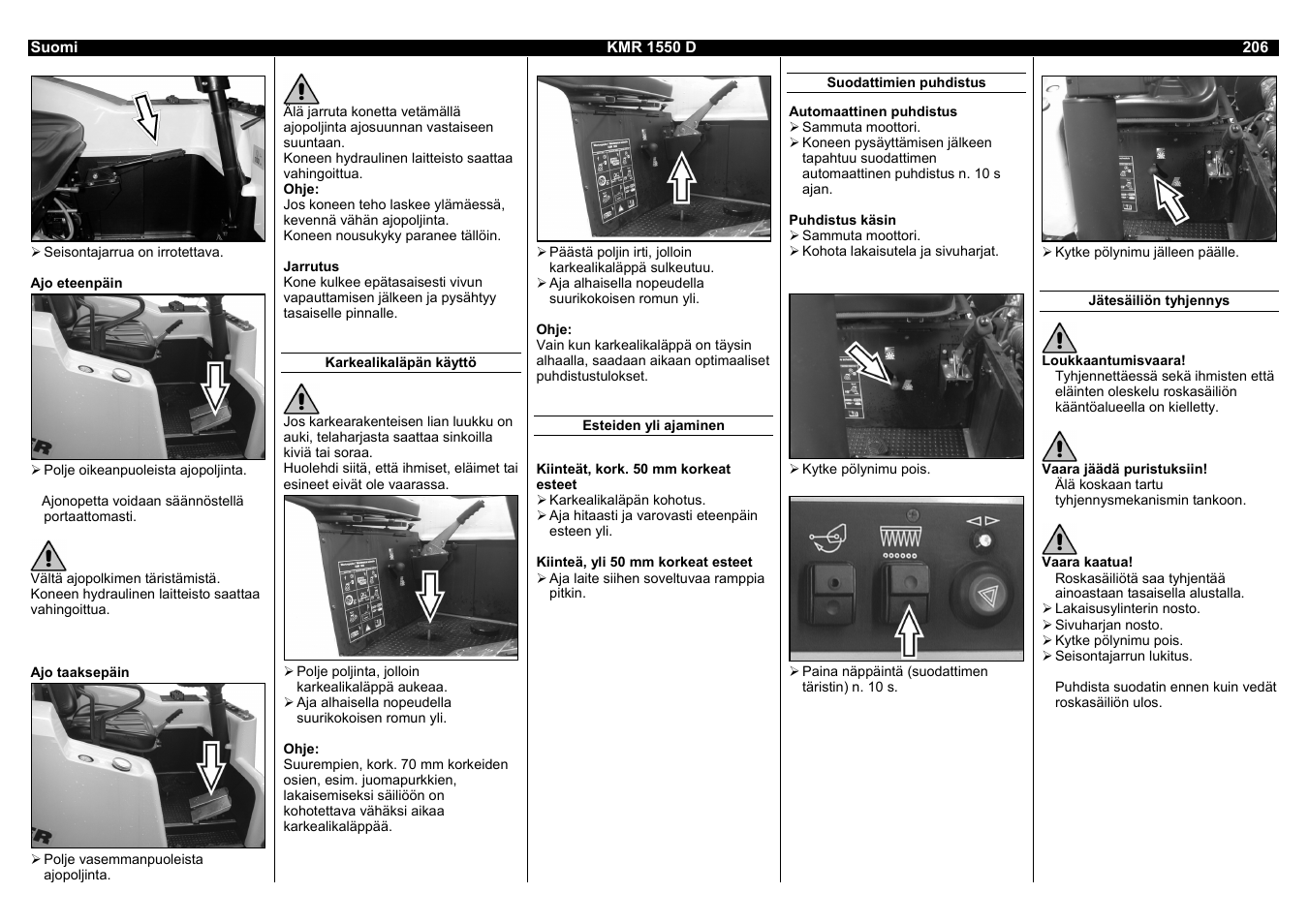 Karcher KMR 1550 D User Manual | Page 206 / 223