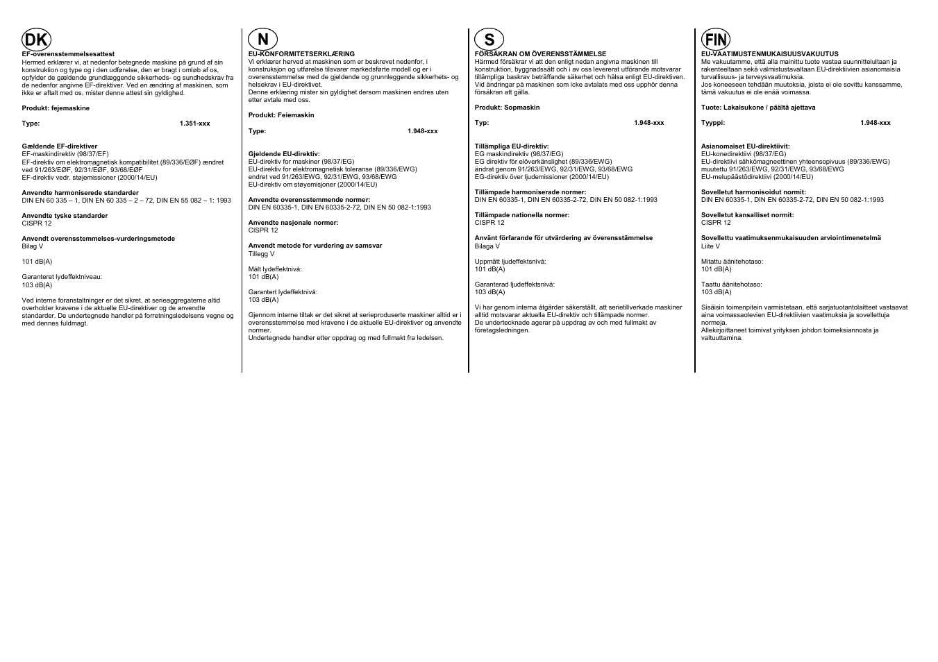 Karcher KMR 1550 D User Manual | Page 220 / 223