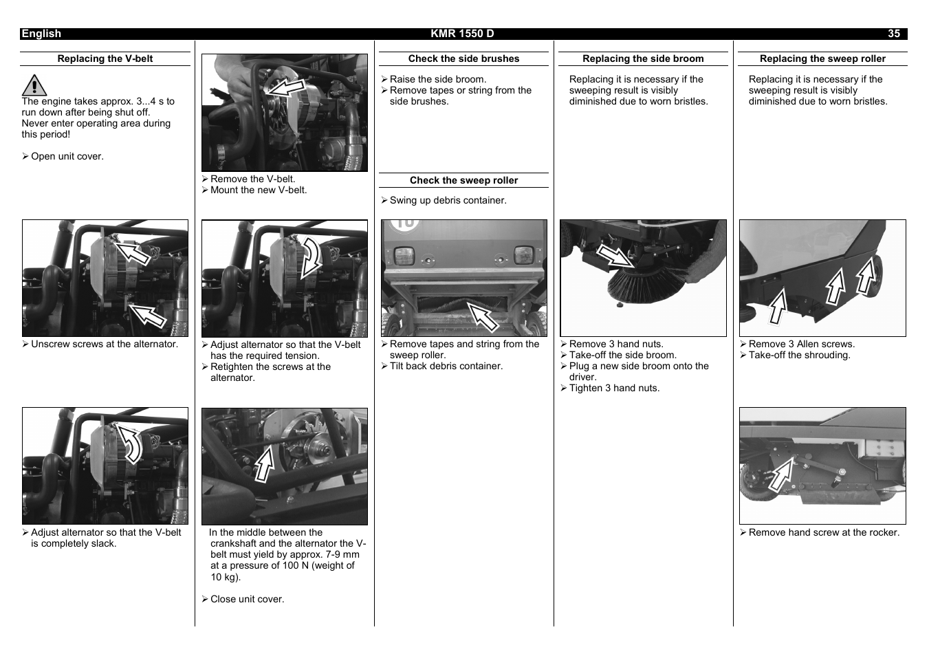 Karcher KMR 1550 D User Manual | Page 35 / 223