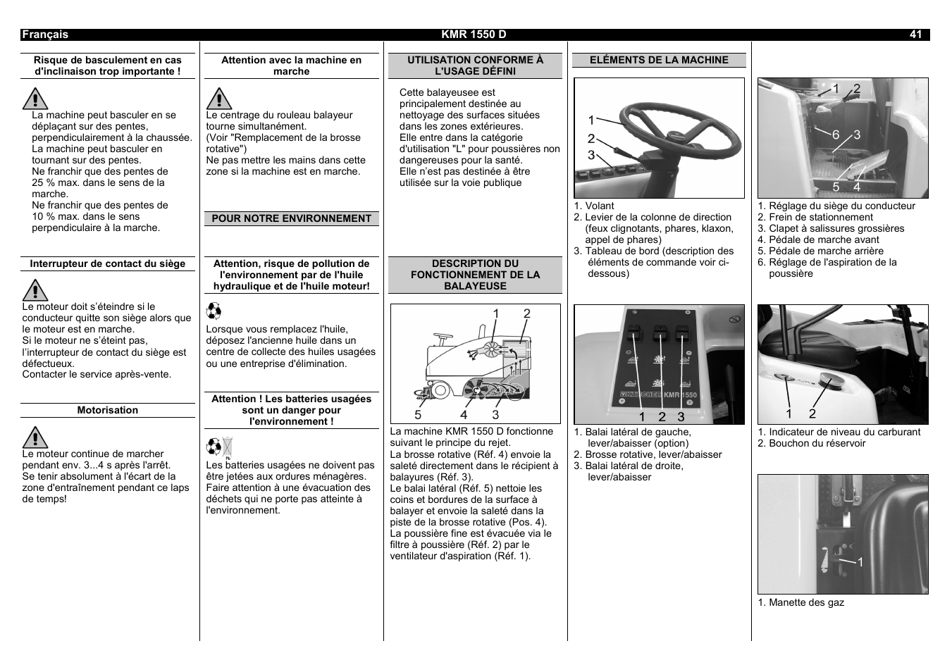 Karcher KMR 1550 D User Manual | Page 41 / 223