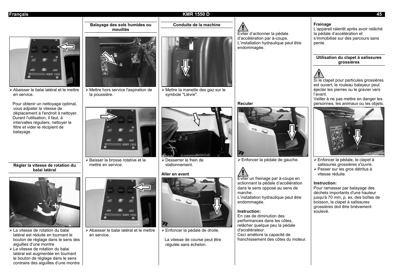 Karcher KMR 1550 D User Manual | Page 45 / 223
