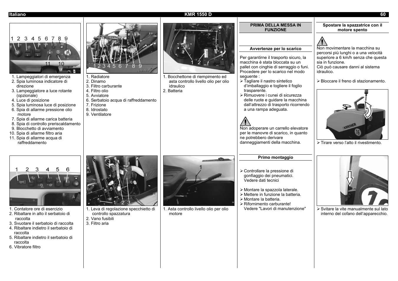 Karcher KMR 1550 D User Manual | Page 60 / 223