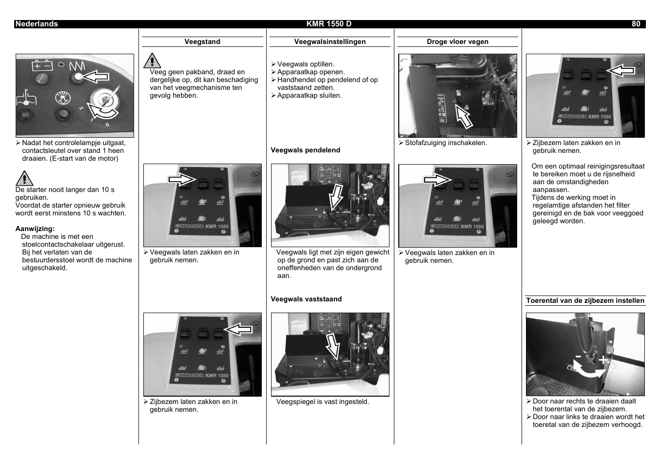 Karcher KMR 1550 D User Manual | Page 80 / 223