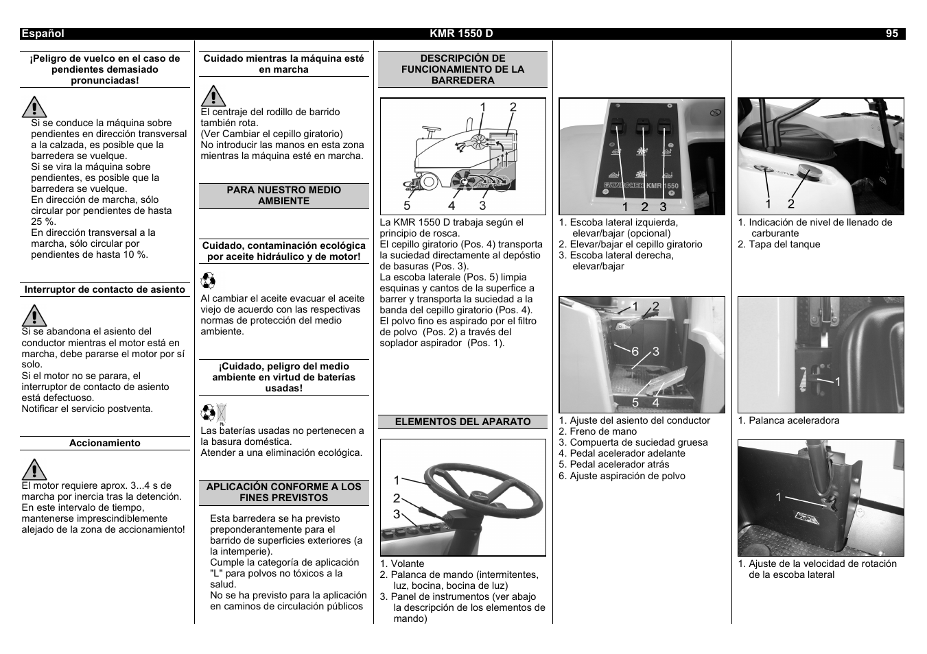 Karcher KMR 1550 D User Manual | Page 95 / 223