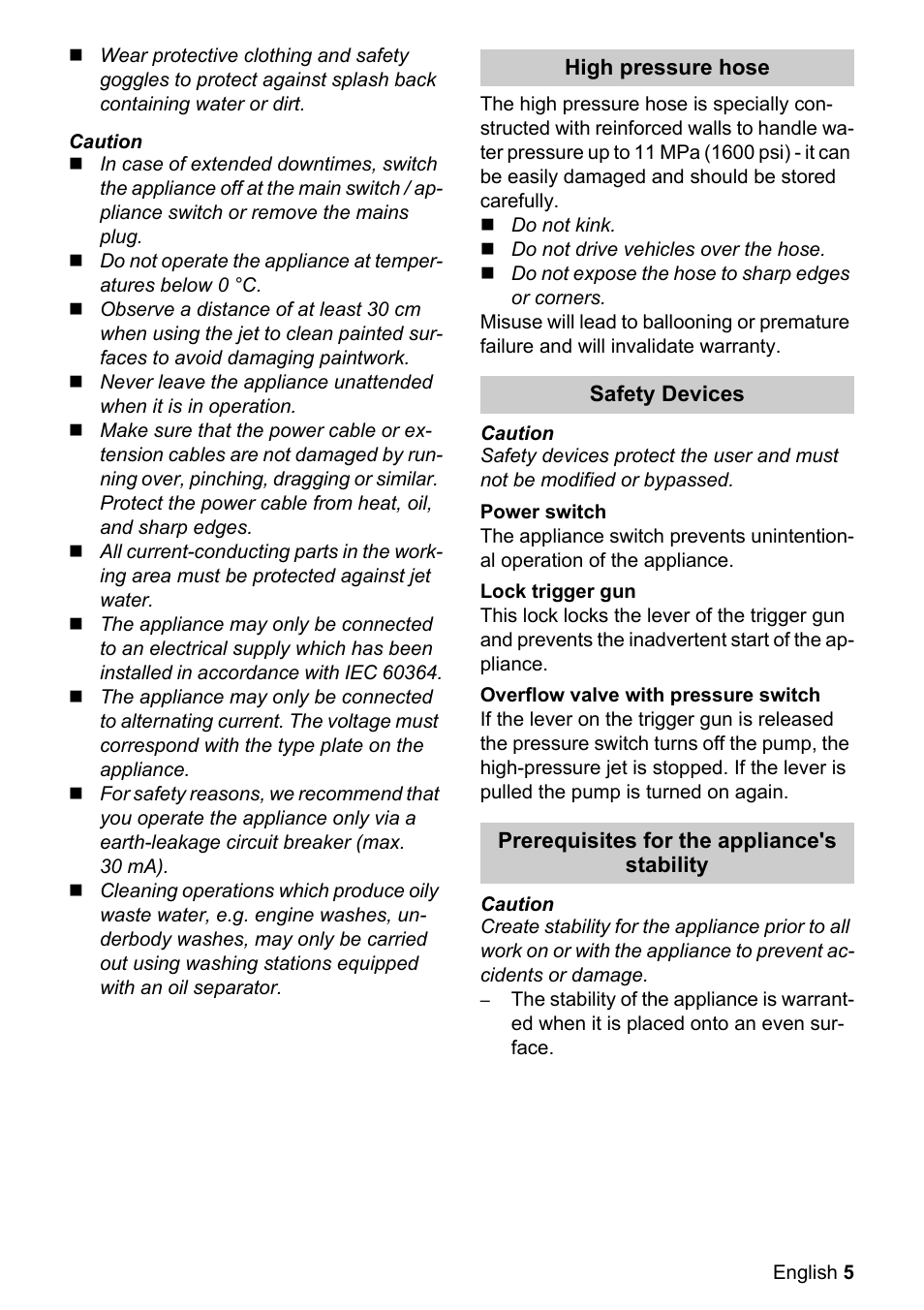 Karcher K 2.32 M User Manual | Page 5 / 12