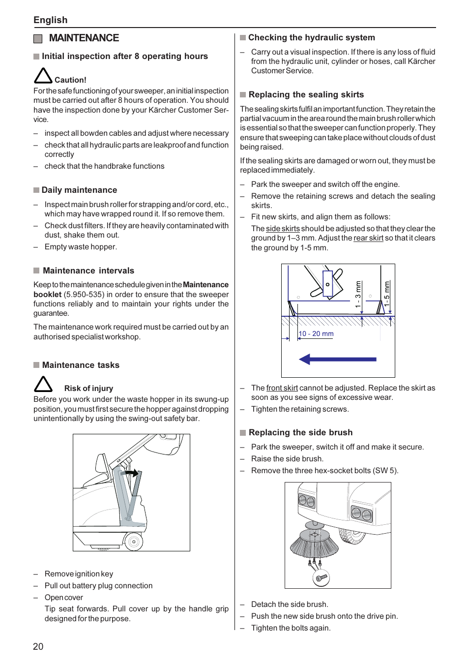 Karcher KMR 1250 BAT User Manual | Page 10 / 17