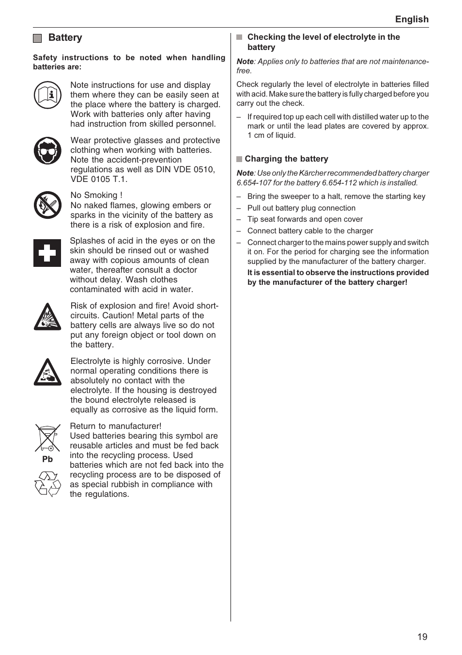Karcher KMR 1250 BAT User Manual | Page 9 / 17
